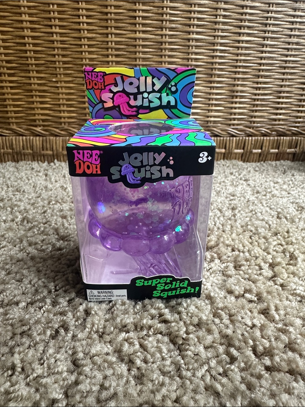 Jolly Squish Super Solid Squish Toy - Purple